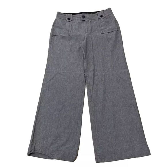 BANANA REPUBLIC Wool Dress Pants Women 10 Martin Brown Preppy Academia Office 10 - Picture 1 of 16